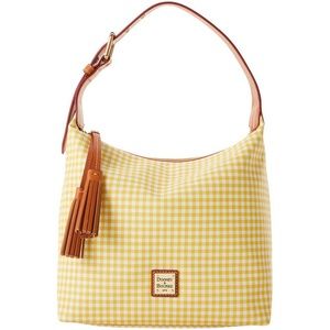 DOONEY & BOURKE Gingham Paige Sac YeLLoW NWT AUTHENTIC